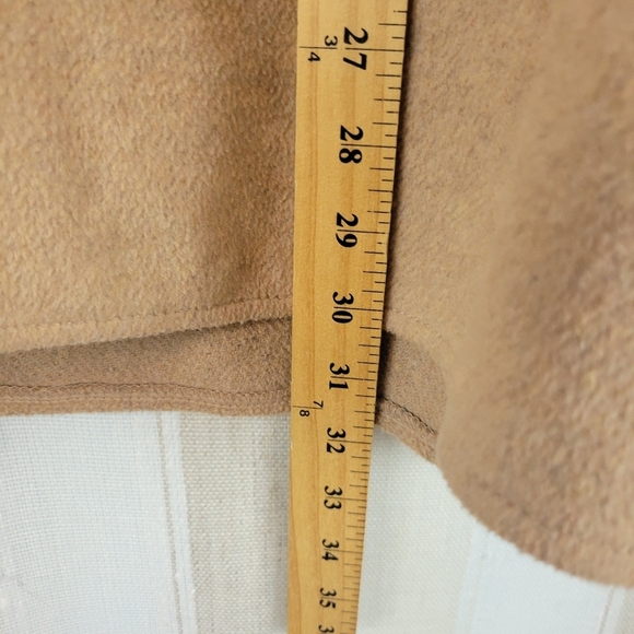 Old Navy Soft Brushed Utility Shacket Wool Blend Camel Tan Size 4X - Picture 7 of 11